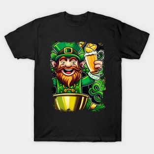 Funny Lucky Leprechaun St Patrick's Day Gift T-Shirt